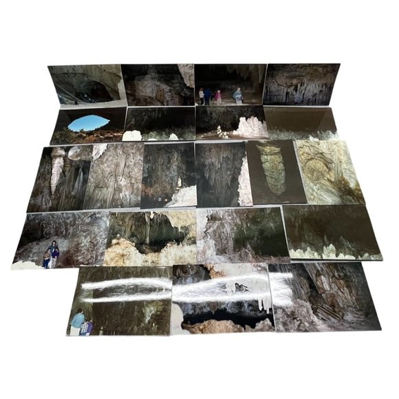 Carlsbad Caverns Lot of 21 Found Photos Snapshots 1988 New Mexico Caves - Picture 1 of 12